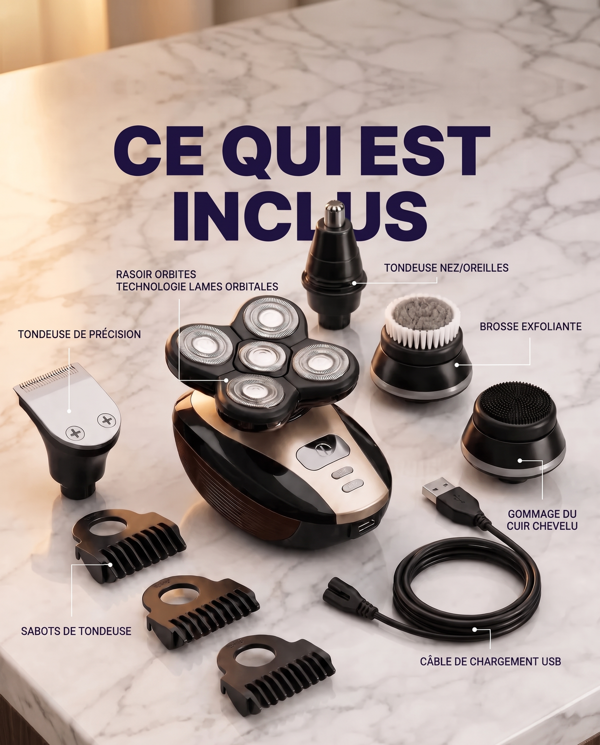 LE RASOIR ÉLECTRIQUE ORBITES